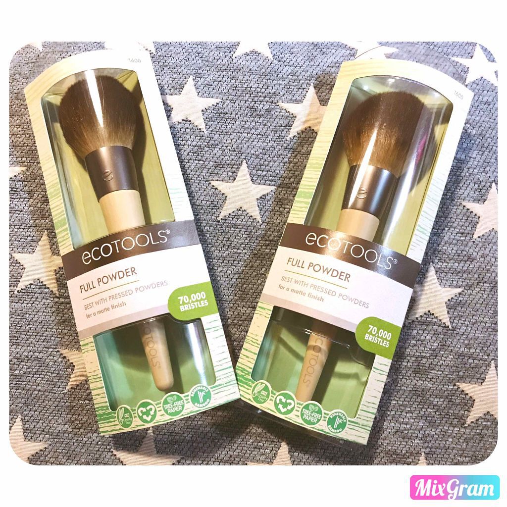 フルパウダーブラシ/EcoTools/メイクブラシを使ったクチコミ(1枚目)