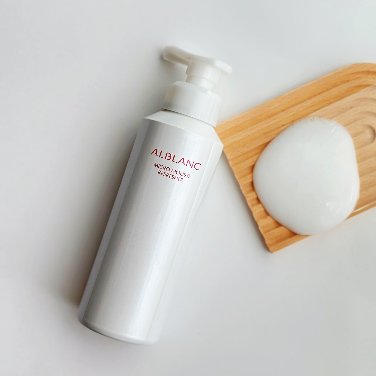 マイクロムース リフレッシャー/ALBLANC/泡洗顔を使ったクチコミ(1枚目)