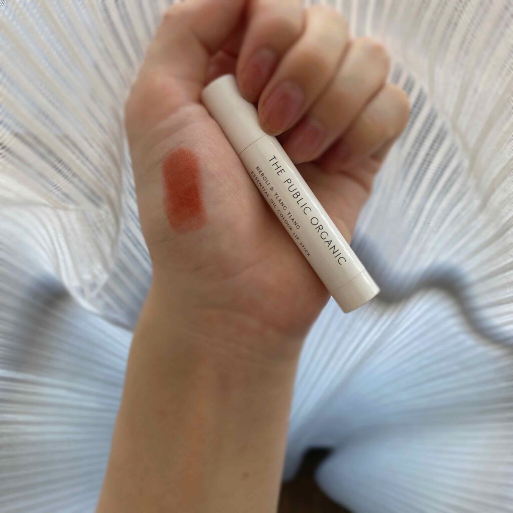 オーガニック認証 精油カラーリップスティック/THE PUBLIC ORGANIC/口紅を使ったクチコミ(1枚目)