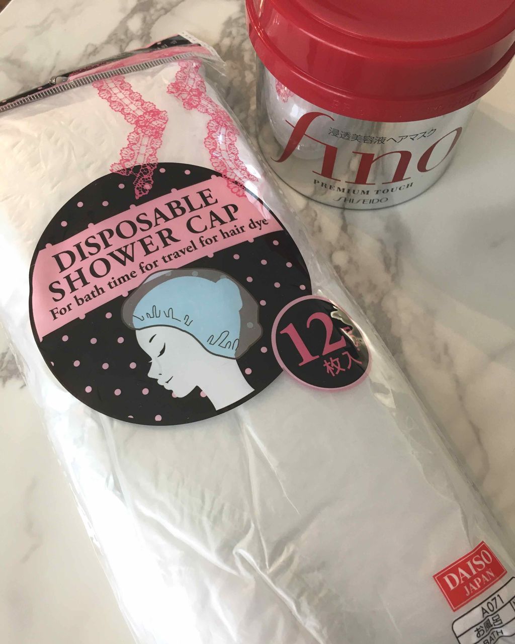 ヘアキャップ(使い捨てキャップ)/DAISO/ヘアケアグッズを使ったクチコミ(1枚目)