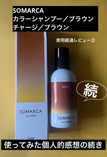 カラーシャンプー／チャージ チャージ／ブラウン/SOMARCA/シャンプー・コンディショナーを使ったクチコミ（1枚目）