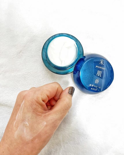 肌潤クリーム/米肌/フェイスクリームを使ったクチコミ(5枚目)