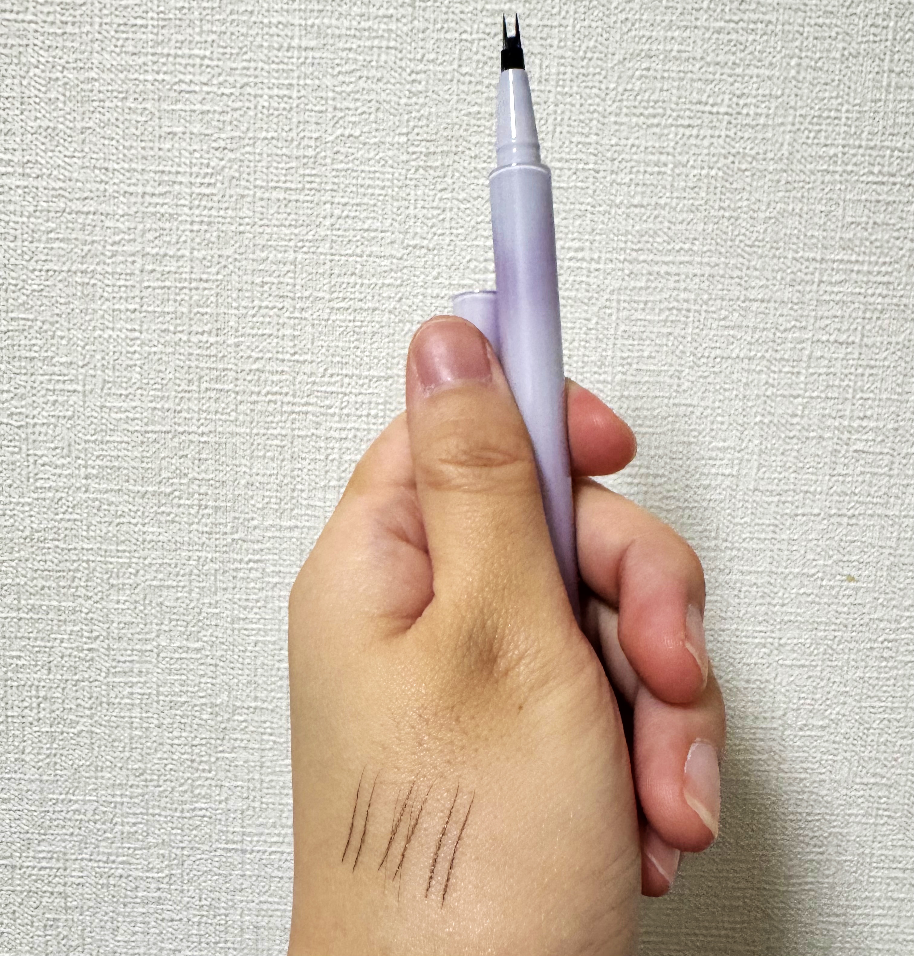 下まつげ二股ライナー/tomei/リキッドアイライナーを使ったクチコミ（3枚目）