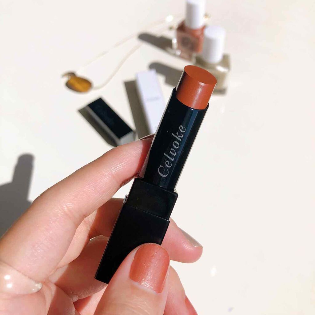 リベレイティッドマットリップス/Celvoke/口紅を使ったクチコミ（2枚目）