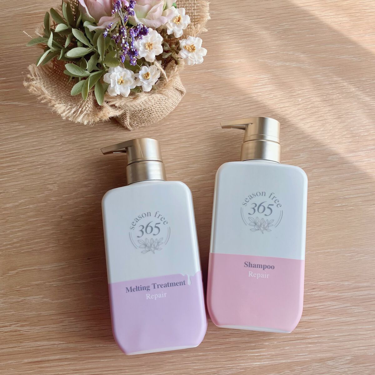 リペア シャンプー/メルティングトリートメント/season free 365/市販シャンプーを使ったクチコミ(1枚目)