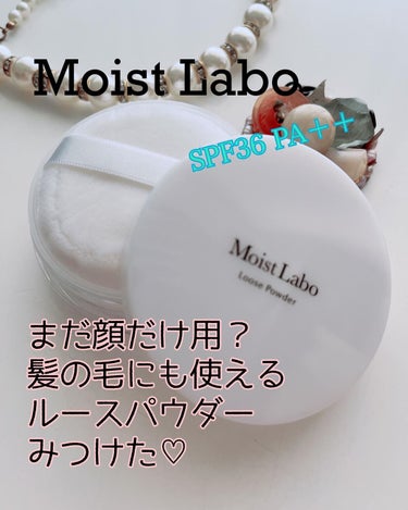 ルースパウダー＜テカリ防止タイプ＞/Moist Labo/ルースパウダーを使ったクチコミ（1枚目）