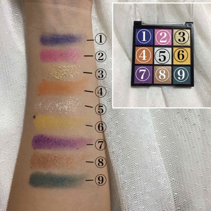 UR GLAM BLOOMING EYE COLOR PALETTE/U R GLAM/アイシャドウパレットを使ったクチコミ(2枚目)