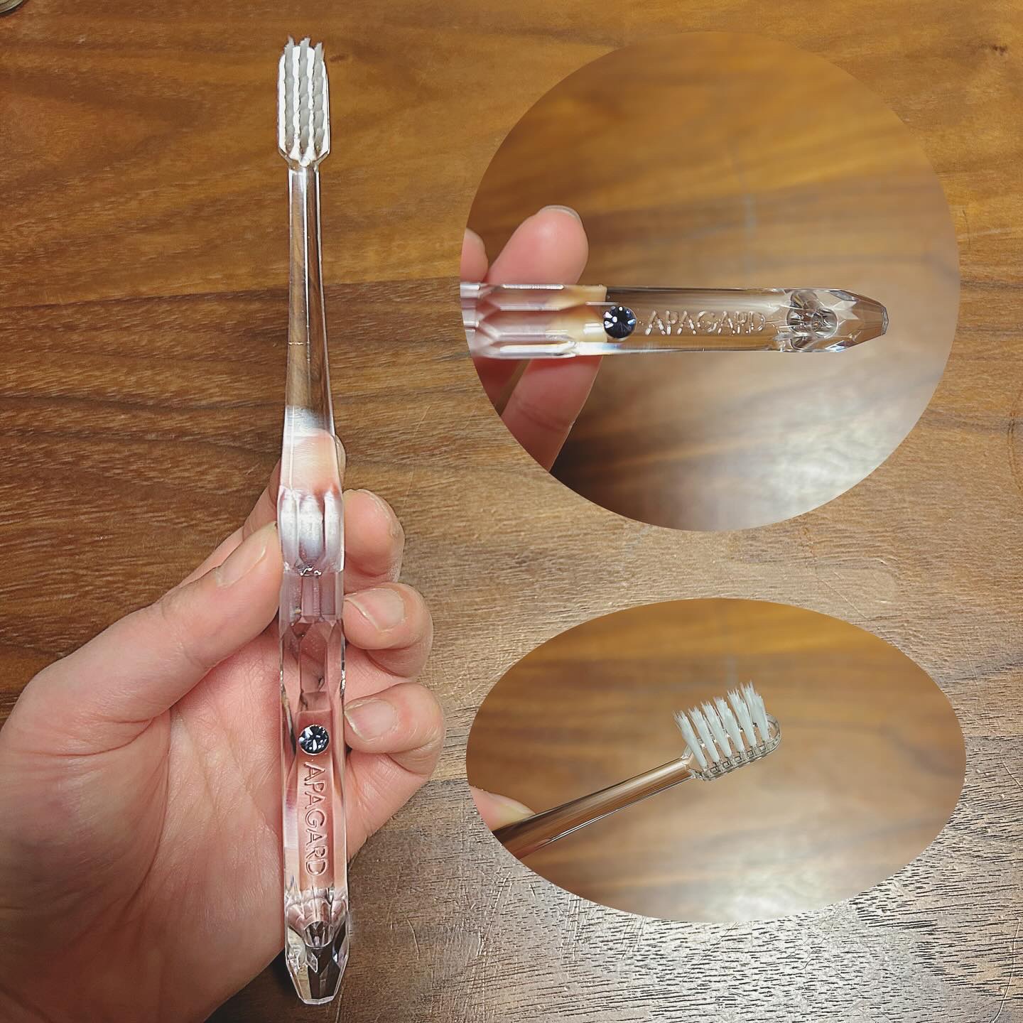 アパガードクリスタル歯ブラシ/アパガード/歯ブラシを使ったクチコミ（3枚目）