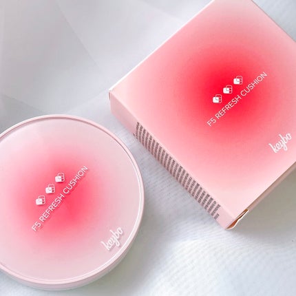 F5 リフレッシュクッション/keybo/クッションファンデーションを使ったクチコミ(4枚目)