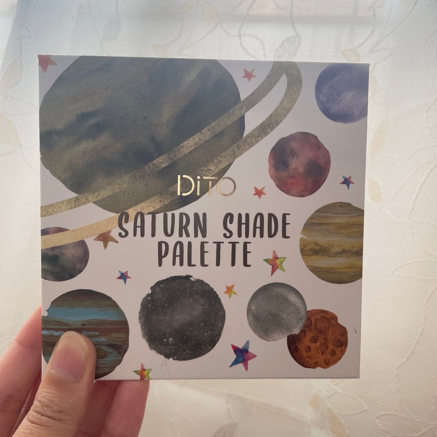 ギャラクシー9色アイシャドウパレット/DiTO/アイシャドウパレットを使ったクチコミ(1枚目)