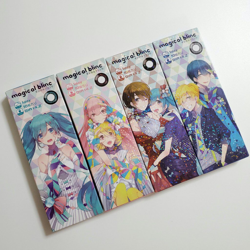 初音ミク×カラコン マジカルプリンク/cosme play/カラーコンタクトレンズを使ったクチコミ（1枚目）