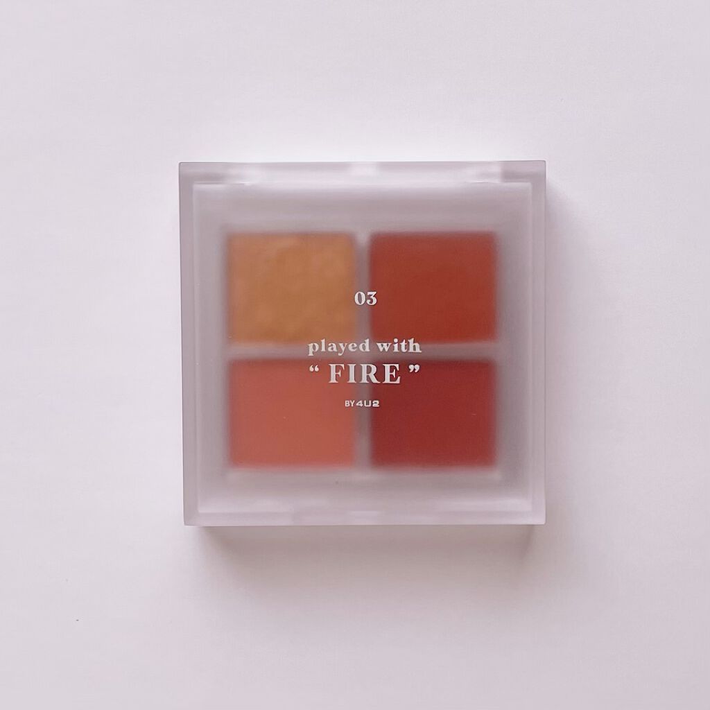 アイシャドウパレット/4U2/アイシャドウパレットを使ったクチコミ(1枚目)