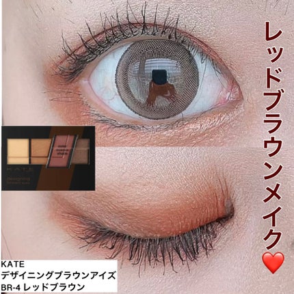 デザイニングブラウンアイズ/KATE/アイシャドウパレットを使ったクチコミ(1枚目)