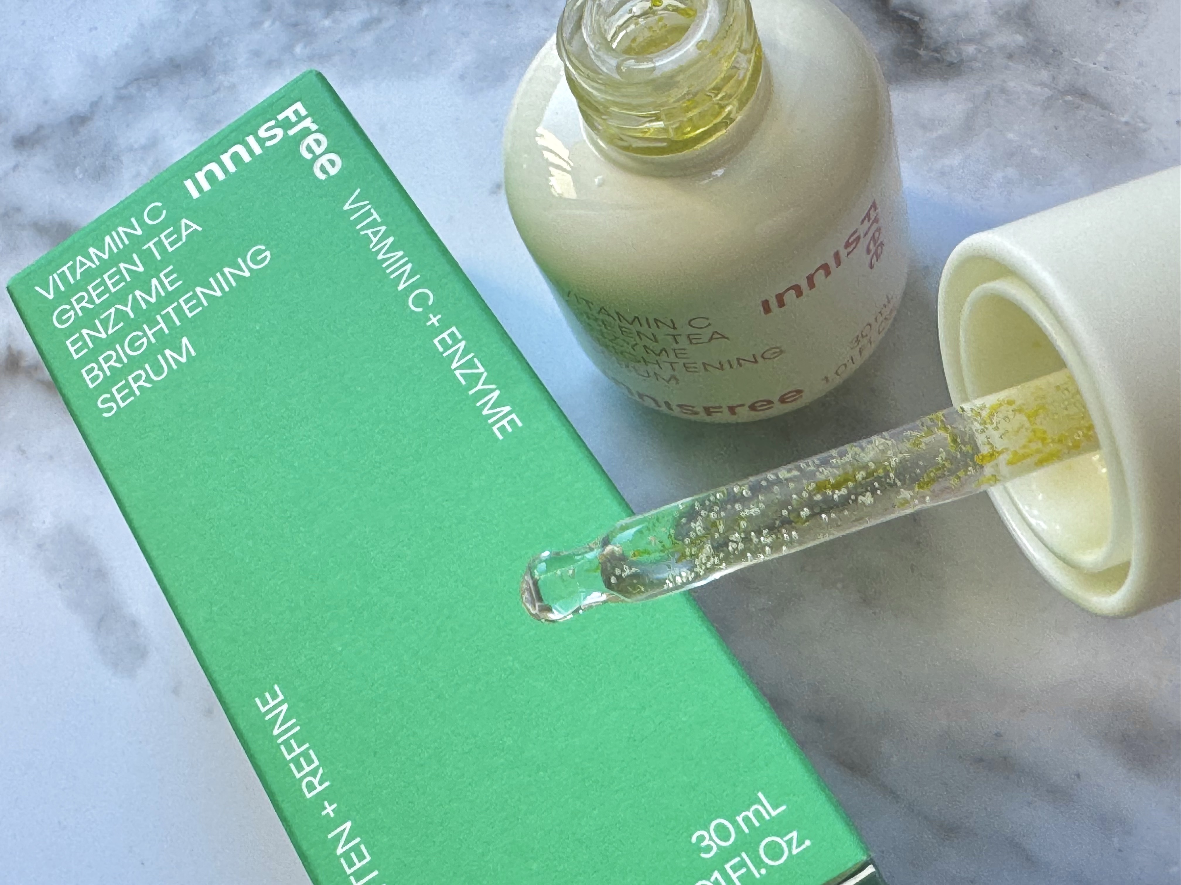 ビタC　グリーンティーエンザイム　ブライト　セラム/innisfree/美容液を使ったクチコミ（2枚目）