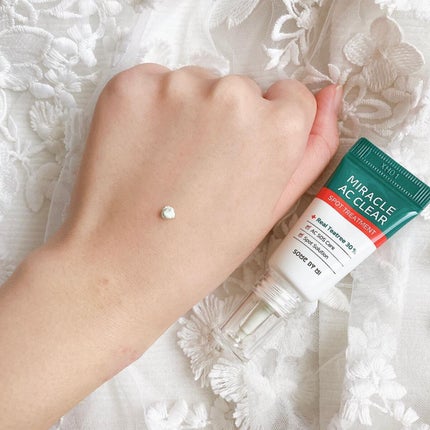 ミラクルアクネクリアスポットトリートメント/SOME BY MI/美容液を使ったクチコミ(4枚目)