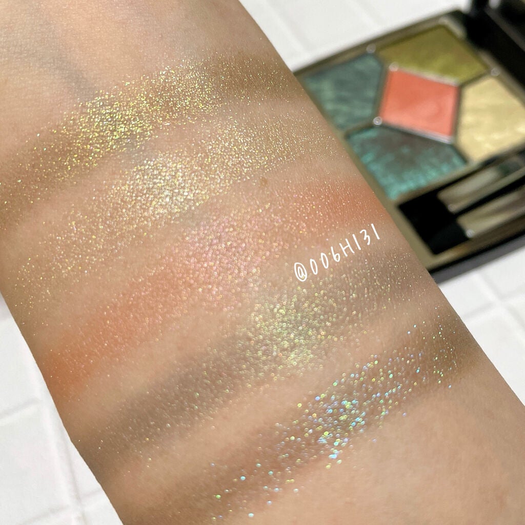 サンク クルール クチュール<バーズ オブ ア フェザー>/Dior/アイシャドウパレットを使ったクチコミ(5枚目)