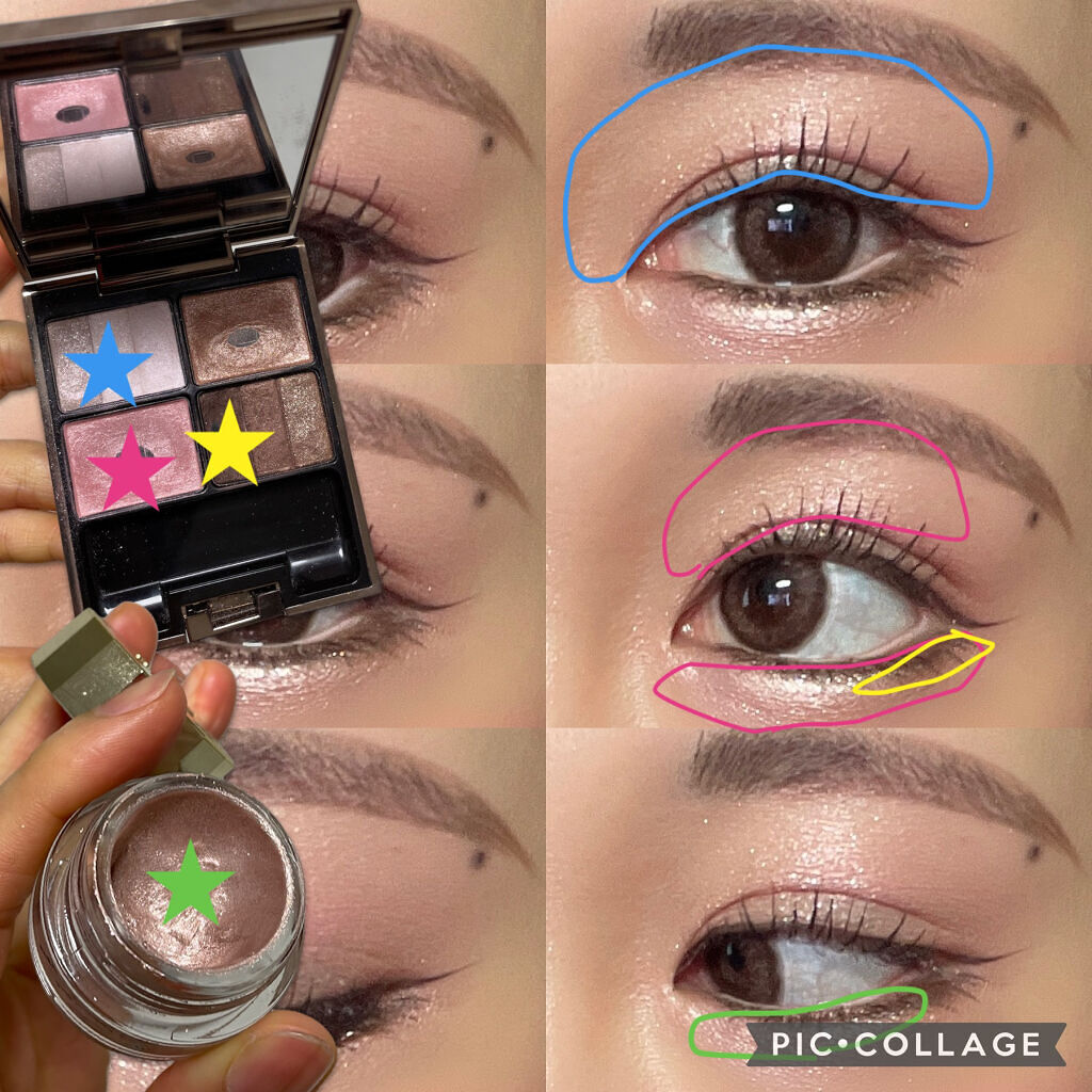 スリーディメンショナルアイズ/LUNASOL/アイシャドウパレットを使ったクチコミ（3枚目）