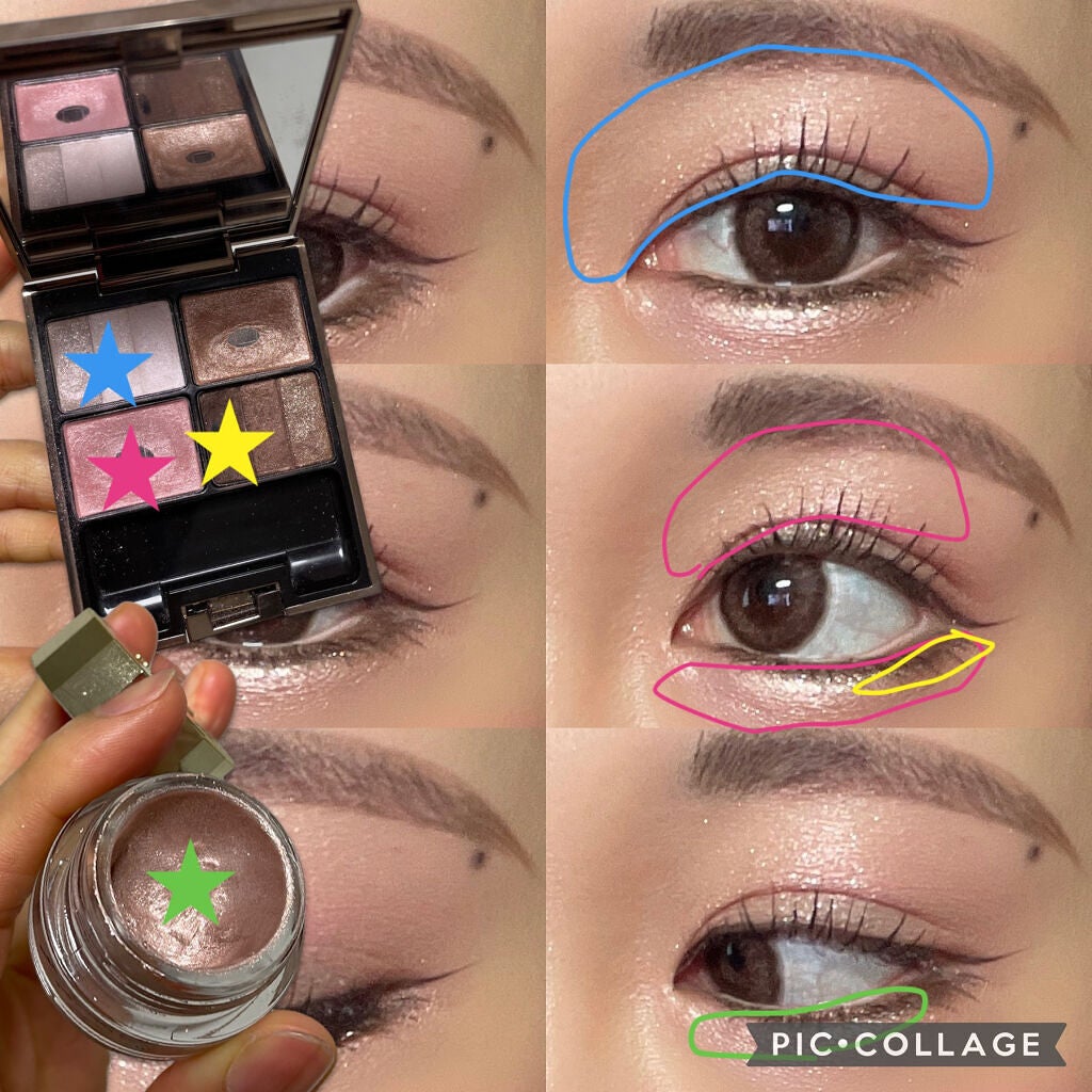 スリーディメンショナルアイズ/LUNASOL/アイシャドウパレットを使ったクチコミ(3枚目)