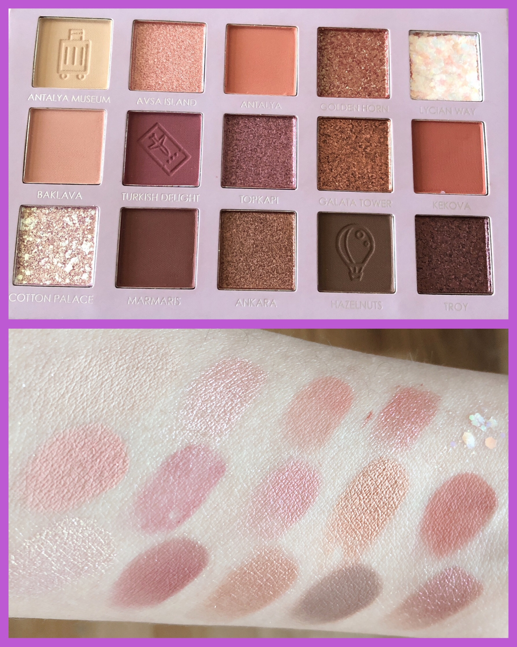 GO TRAVEL 15色アイシャドウパレット 04 トルコ(hi Turkey)/FOCALLURE/アイシャドウパレットを使ったクチコミ（3枚目）