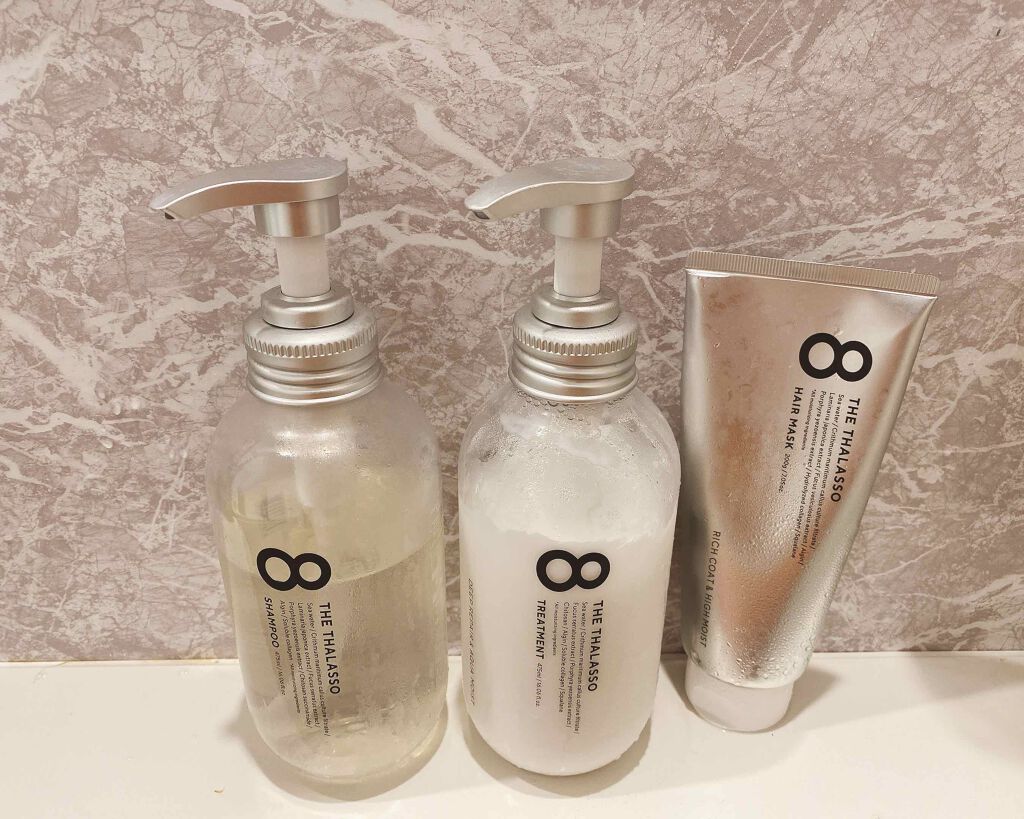 モイストシャンプー&モイストトリートメント ミニヘアマスク付き 限定キット/エイトザタラソ/その他キットセットを使ったクチコミ(1枚目)