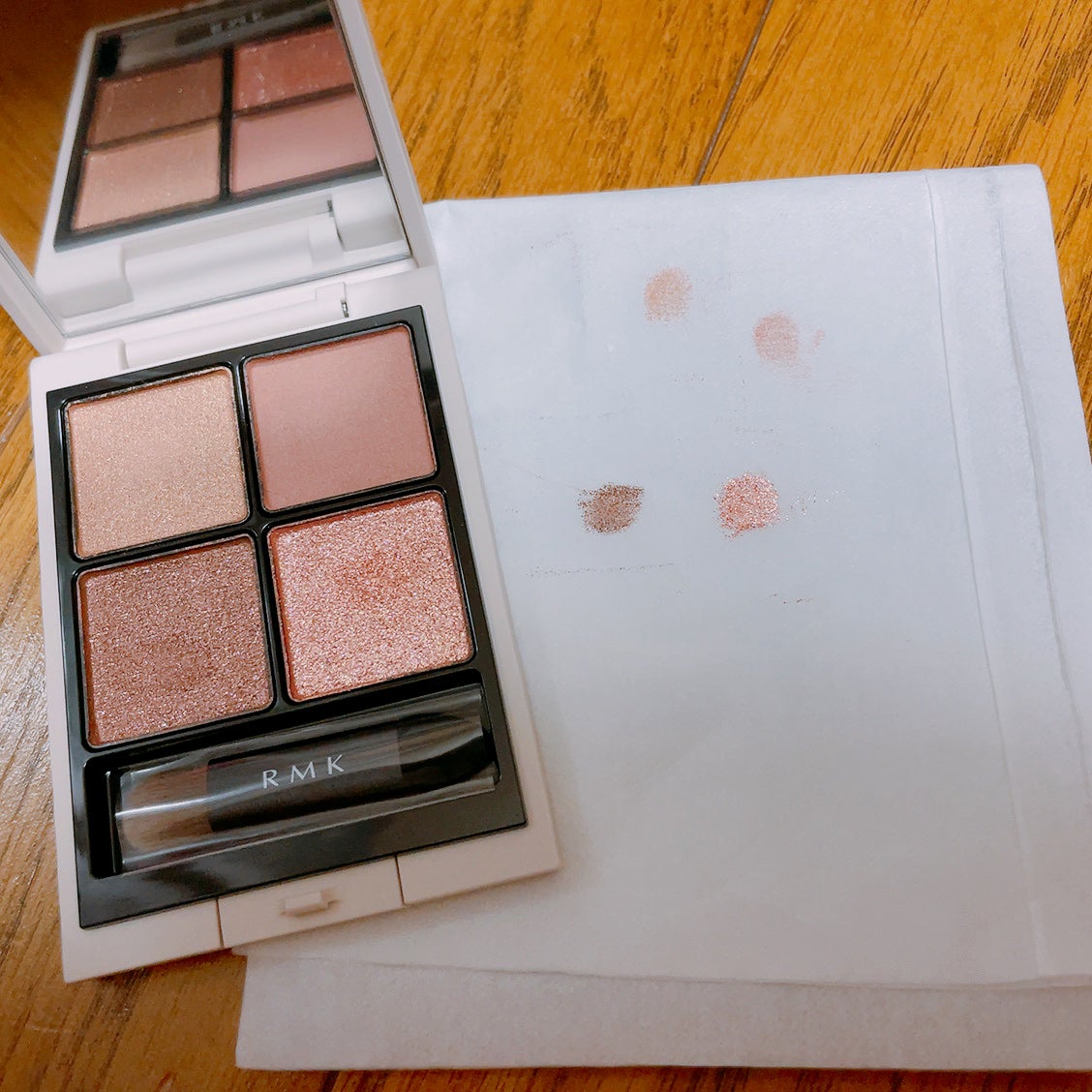 RMK シンクロマティック アイシャドウパレット/RMK/アイシャドウパレットを使ったクチコミ(1枚目)