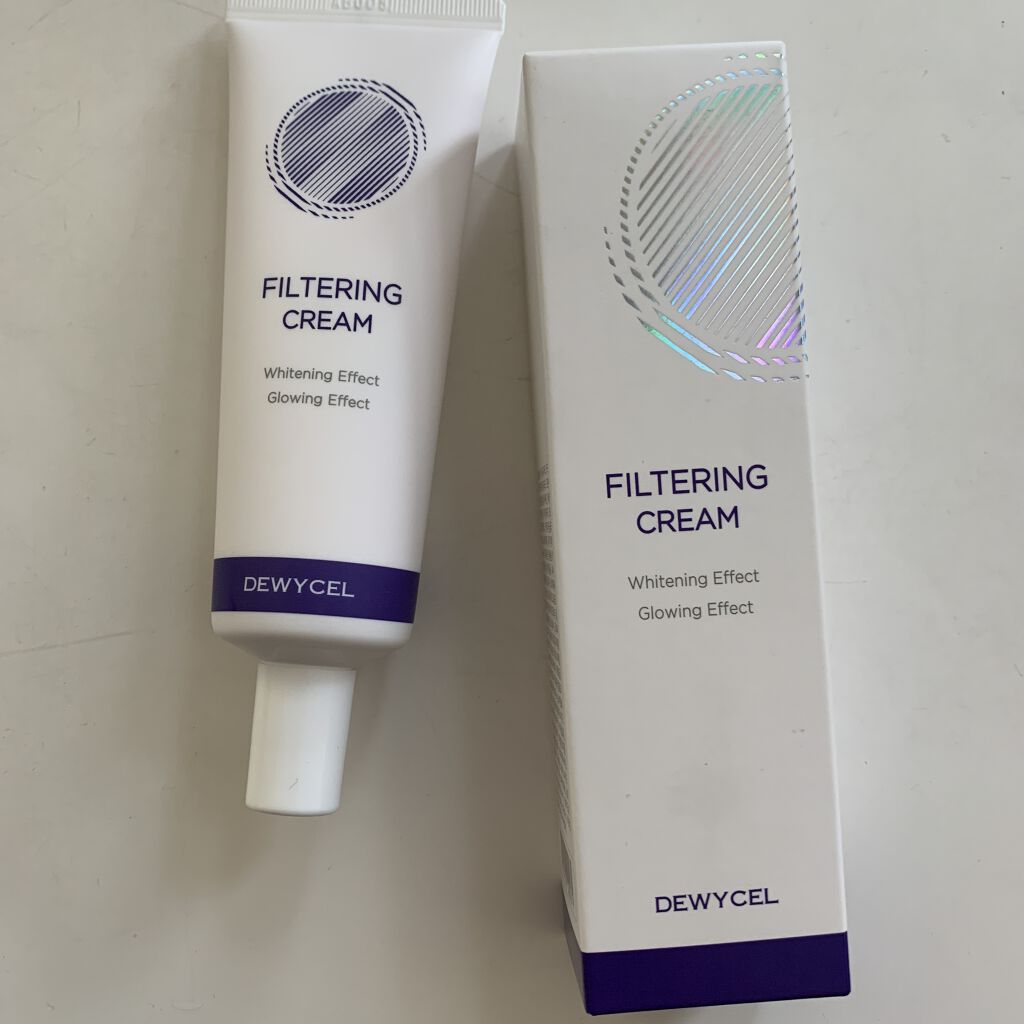 フィルタリングクリーム/DEWYCEL/日焼け止めクリームを使ったクチコミ（1枚目）