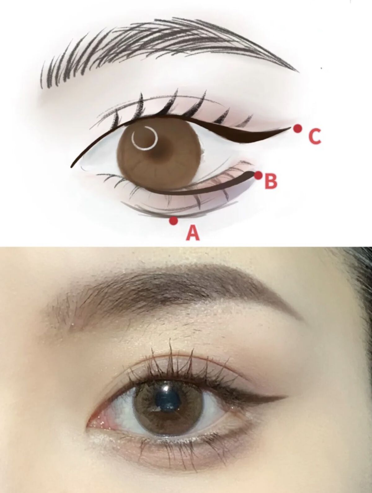 ジェルアイライナー/CEZANNE/ジェルアイライナーを使ったクチコミ（2枚目）