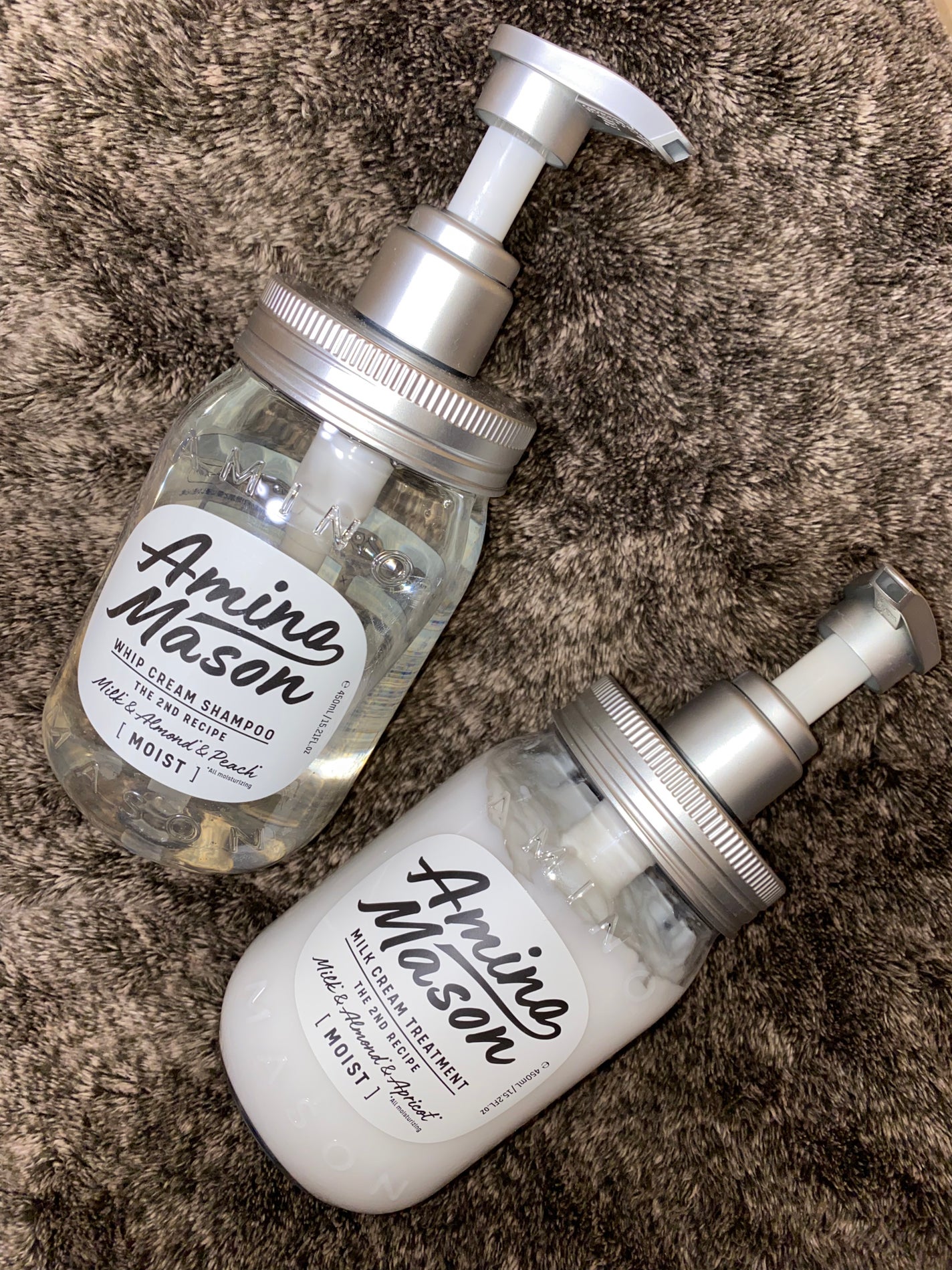 アミノメイソン ディープモイスト ホイップクリーム シャンプー/ミルククリーム ヘアトリートメント/アミノメイソン/市販シャンプーを使ったクチコミ(1枚目)