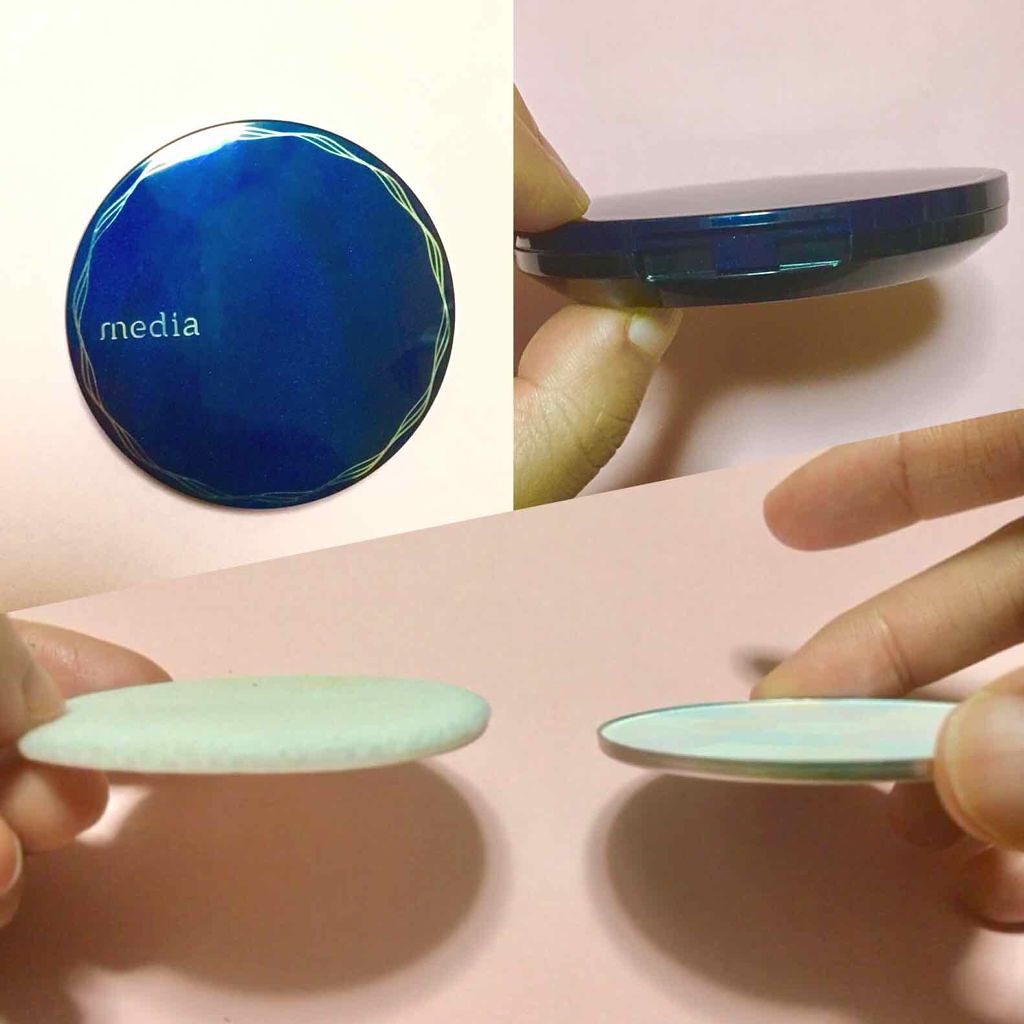 ブライトアップパウダー/media/プレストパウダーを使ったクチコミ(2枚目)