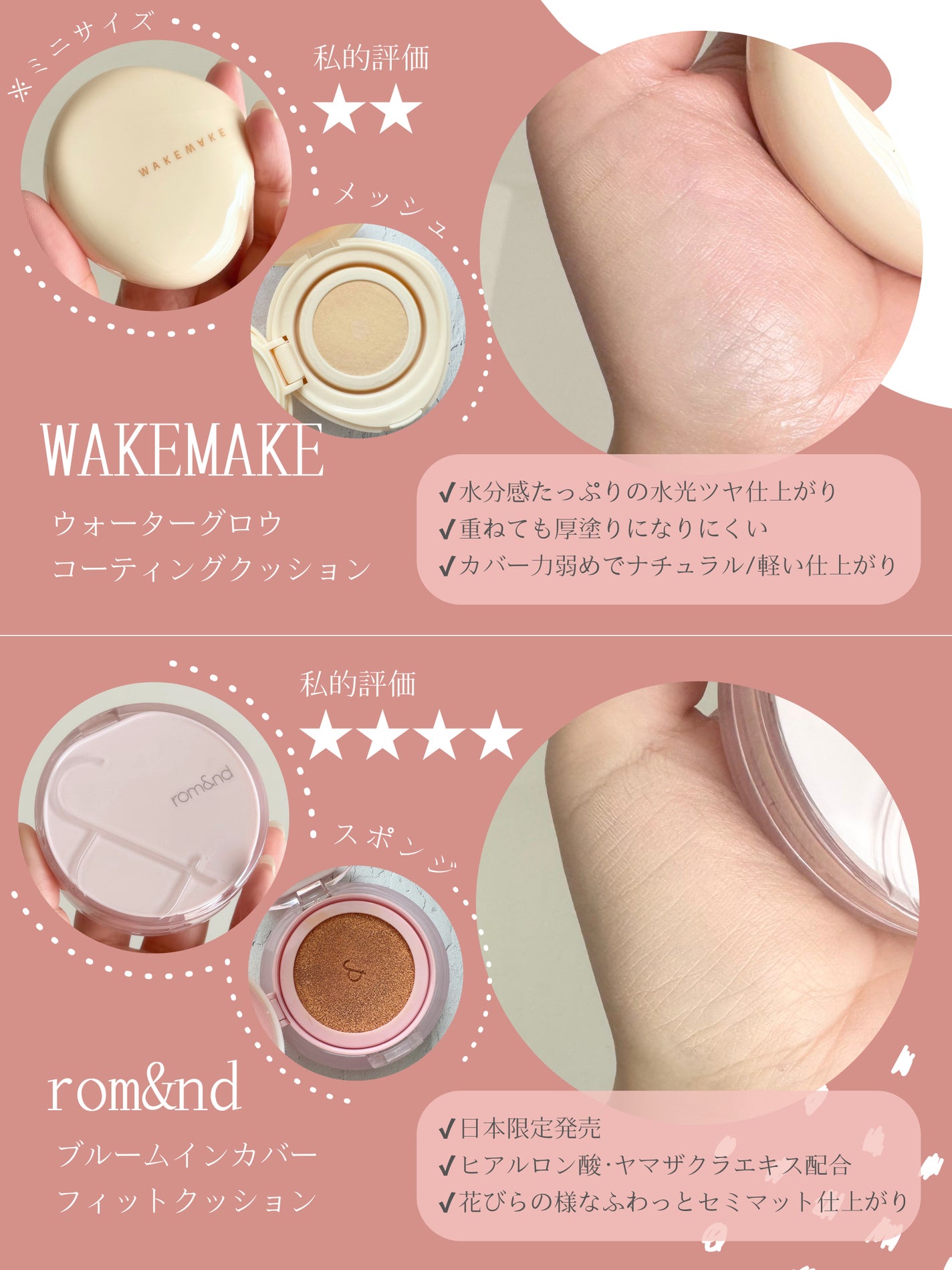 ジョンセンムル スキンヌーダーロングウェアクッション/JUNG SAEM MOOL/クッションファンデーションを使ったクチコミ(4枚目)