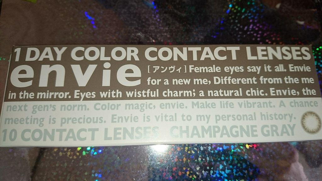 envie 1day/envie/ワンデー（１DAY）カラコンを使ったクチコミ（1枚目）