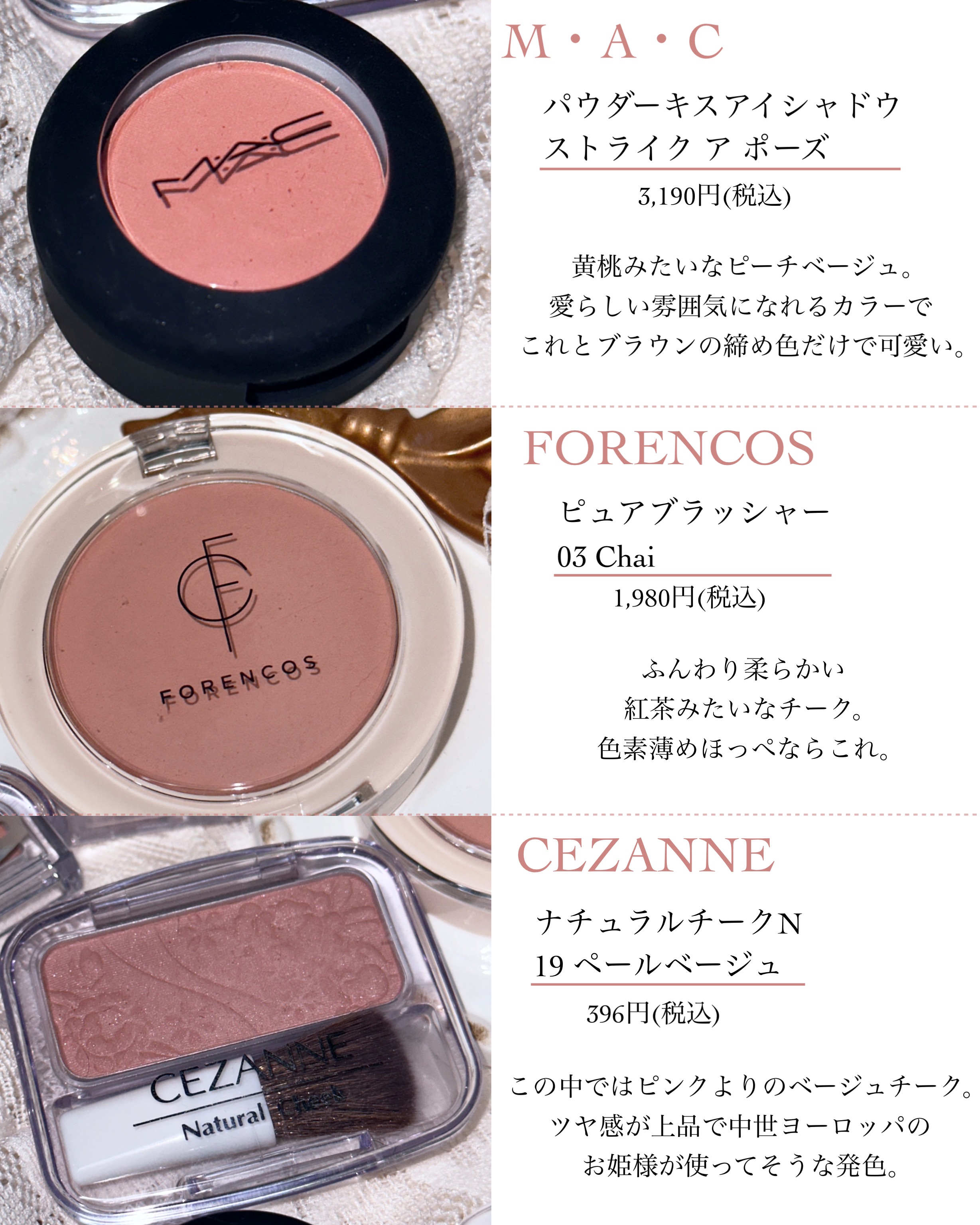 プリズム パウダーアイカラー 030 アプリコットベージュ/リンメル ロンドン/単色アイシャドウを使ったクチコミ（3枚目）