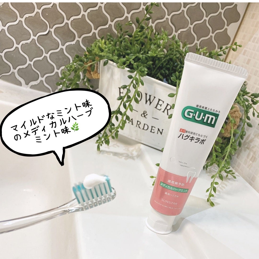 ガム・ハグキラボ デンタルペースト/GUM/歯磨き粉を使ったクチコミ(2枚目)