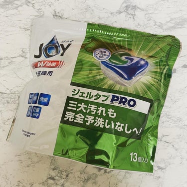 P&G様から商品提供をいただきました。

ジョイ ジェルタブPRO

食洗機にポンと入れるだけで、簡単に使えました。

予洗いなしでも油汚れなど、すっきり落とせました。

香りも爽やかで、使いやすい洗剤