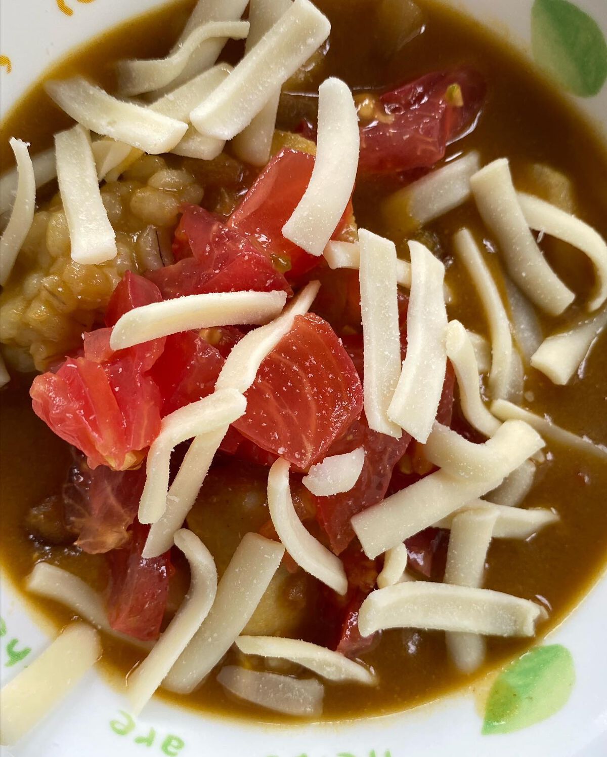 もち麦スープ/ラコックマルシェ/低糖質食品を使ったクチコミ(5枚目)