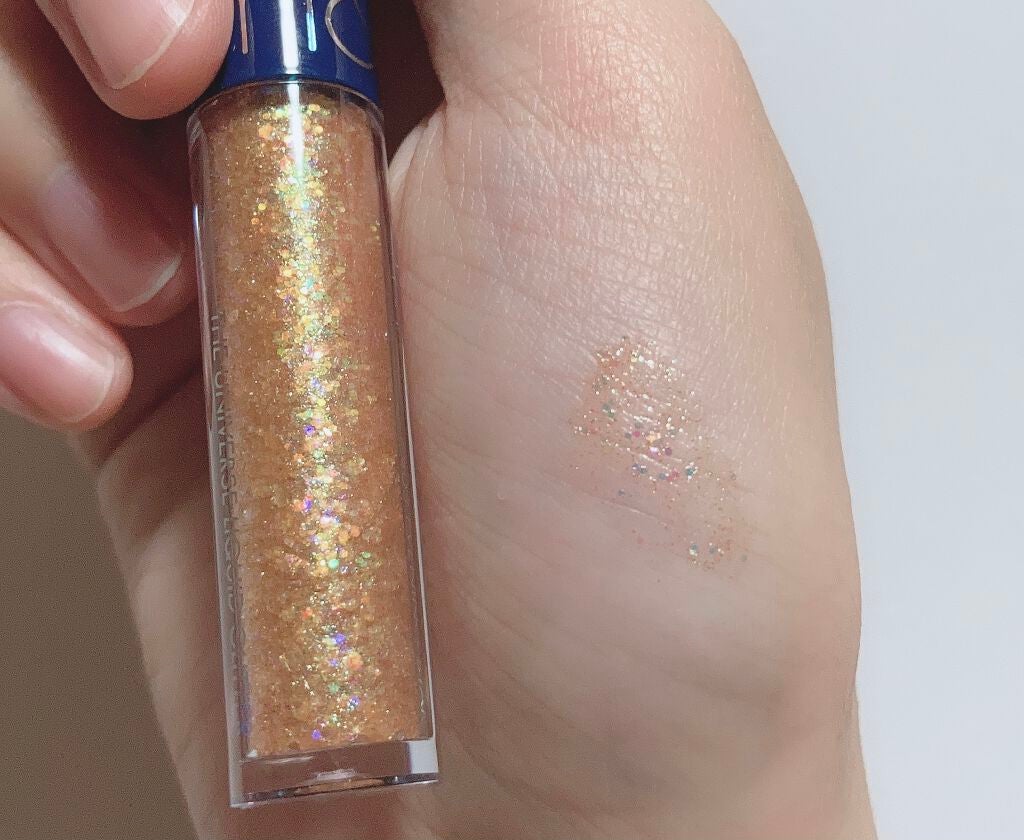 リキッド グリッター シャドウ/rom&nd/グリッターを使ったクチコミ(5枚目)