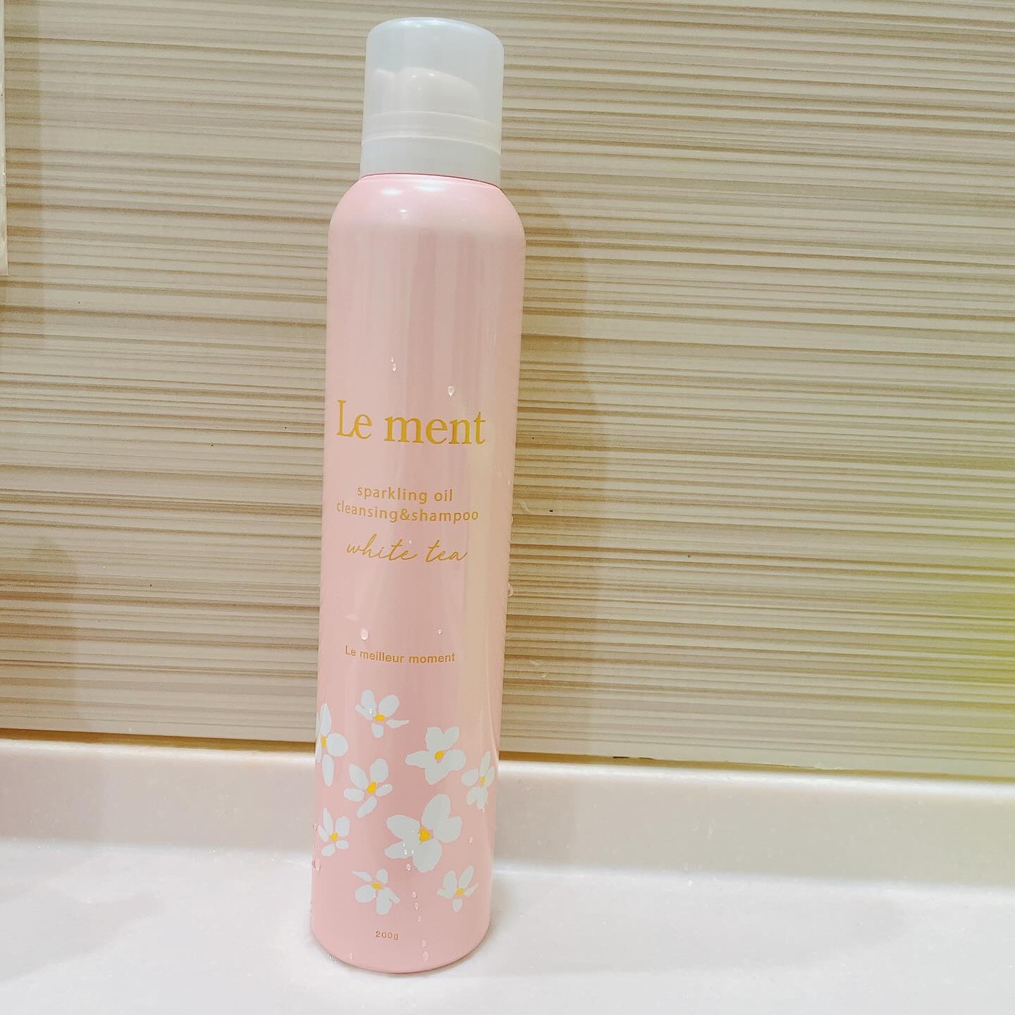 ルメント　スパークリングオイル　クレンジング&シャンプー　ホワイトティー/Le ment/市販シャンプーを使ったクチコミ（1枚目）