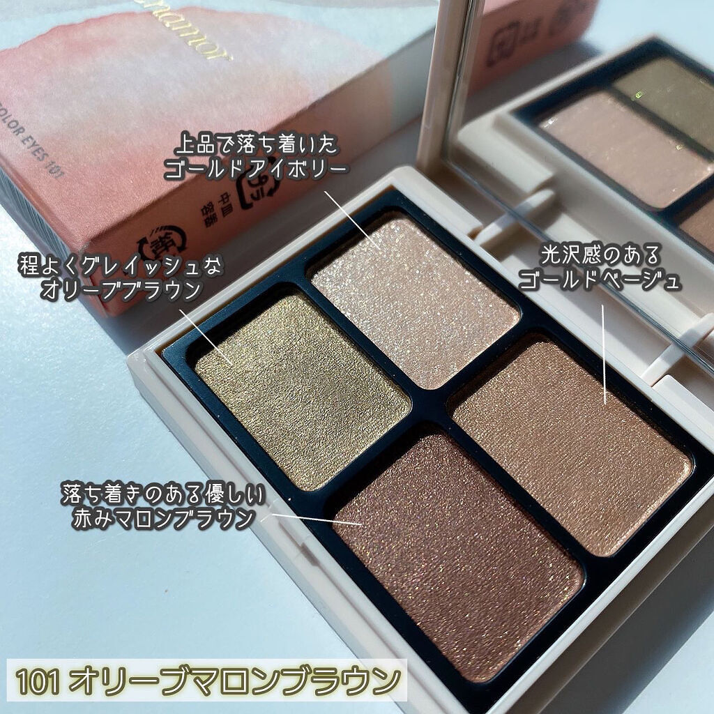 ニュアンスカラーアイズ/Enamor/アイシャドウパレットを使ったクチコミ（2枚目）