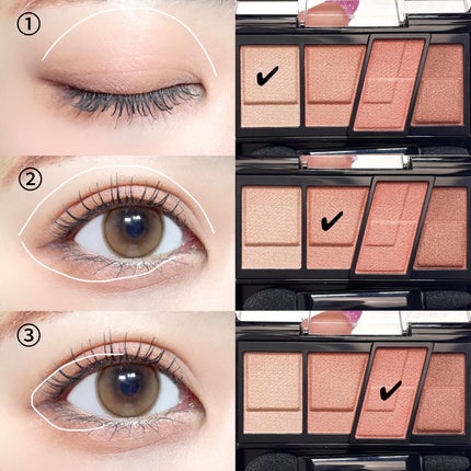 デザイニングブラウンアイズ/KATE/アイシャドウパレットを使ったクチコミ(4枚目)