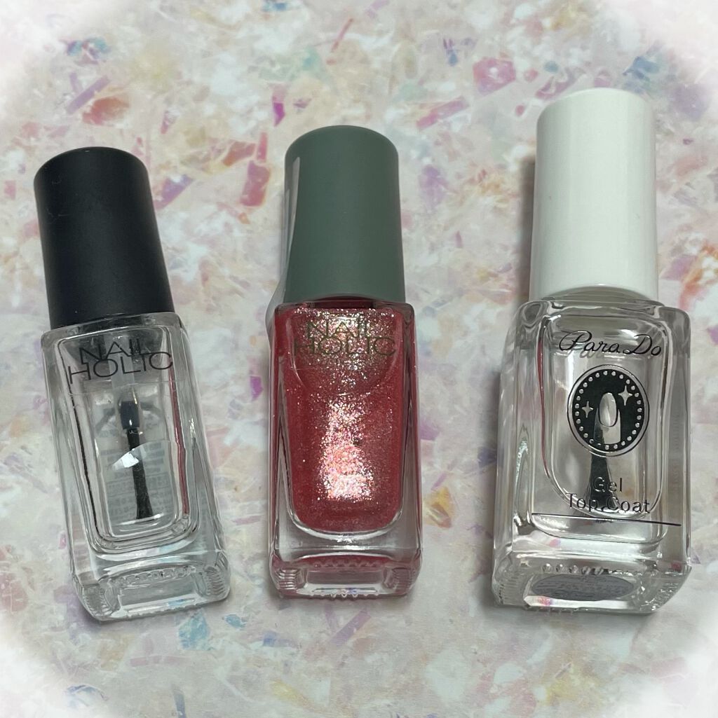 ネイルホリック リミテッドカラー Sparkle ornament RD470/ネイルホリック/マニキュアを使ったクチコミ（3枚目）