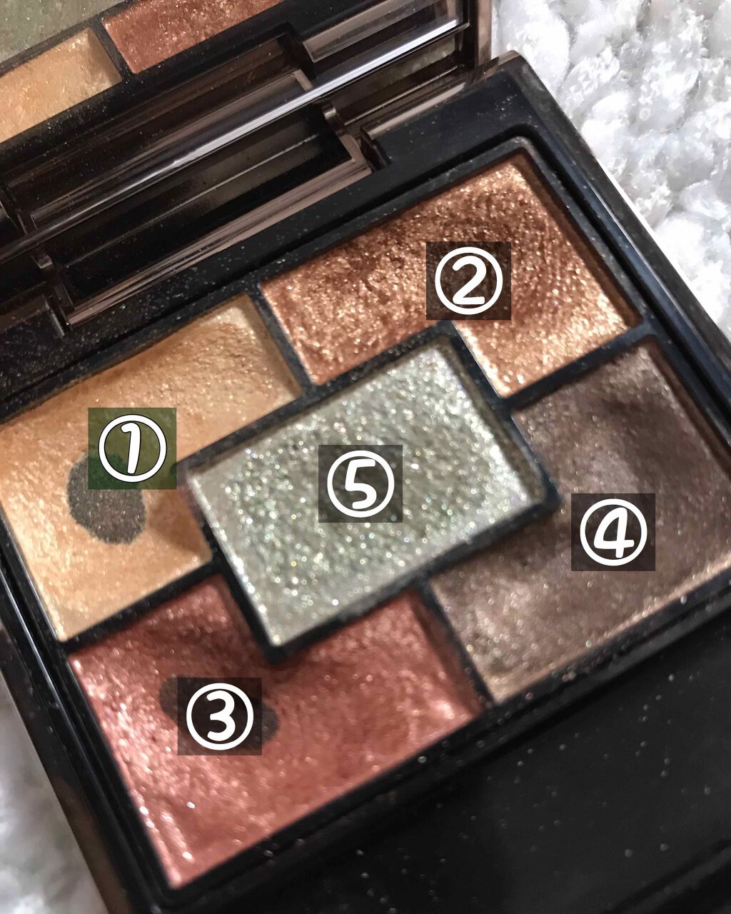 ジェミネイトアイズ N/LUNASOL/アイシャドウパレットを使ったクチコミ(2枚目)