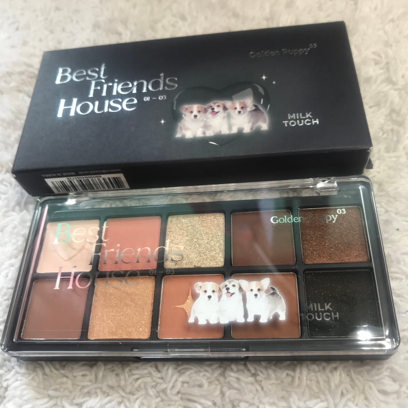 Best Friends House Eye Palette /Milk Touch/アイシャドウパレットを使ったクチコミ(1枚目)
