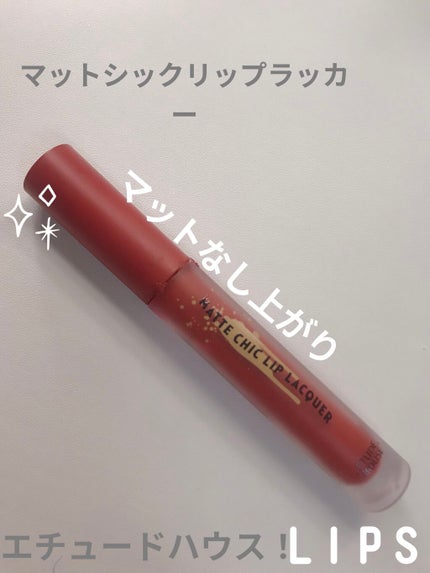 マットシックリップラッカー/ETUDE/口紅を使ったクチコミ(1枚目)