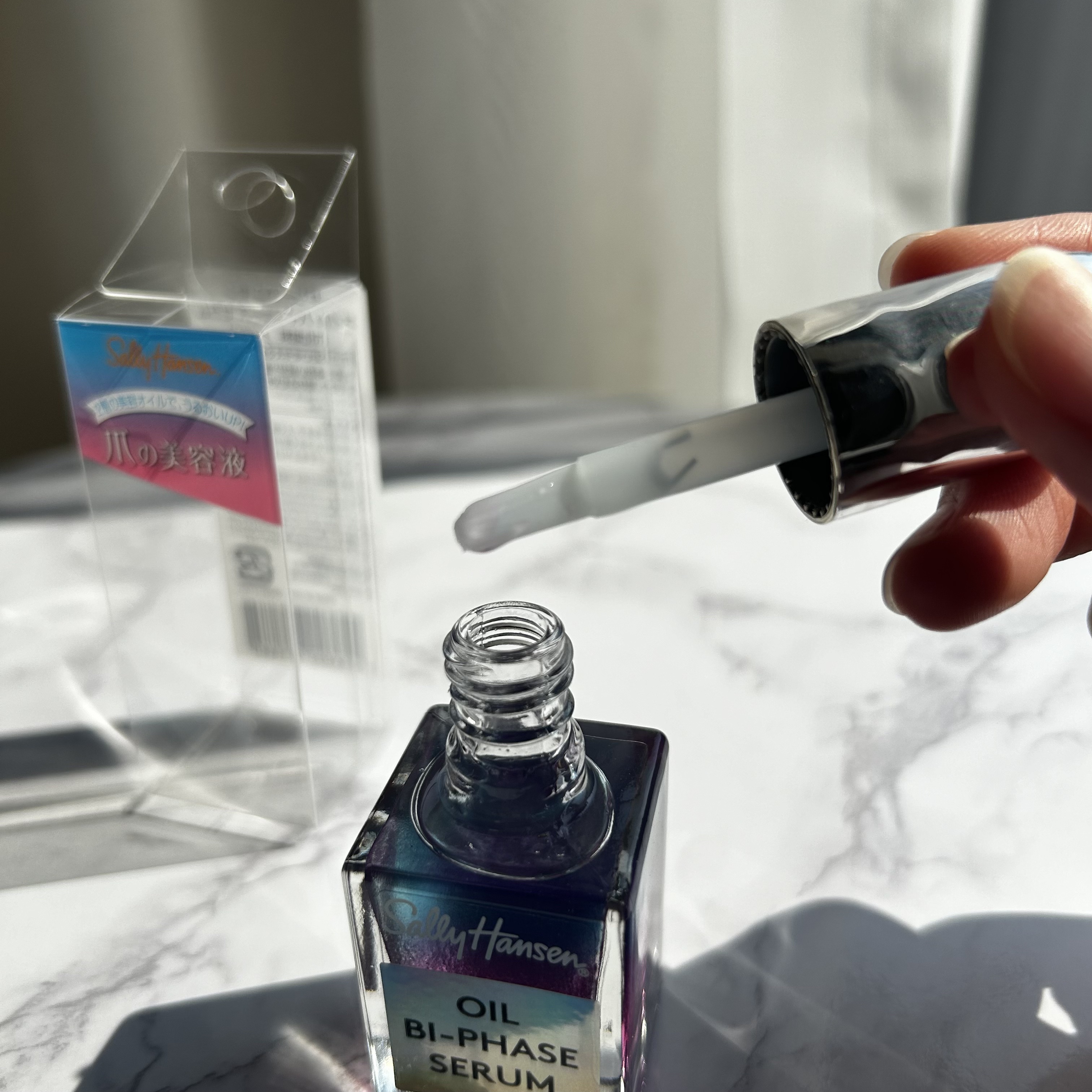 オイル バイフェーズ セラム/サリーハンセン/ネイルオイル・トリートメントを使ったクチコミ（3枚目）