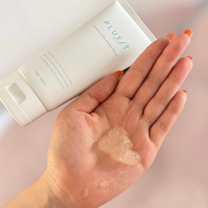 マンナンジェリーハイドロウォッシュ/PLUEST/洗顔料を使ったクチコミ(2枚目)