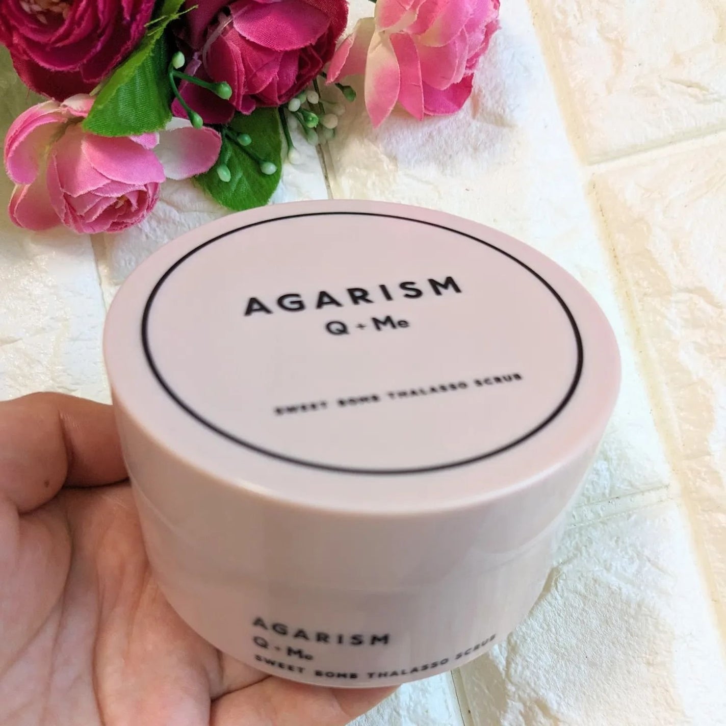 Q+Me スウィート ボム タラソ スクラブ/AGARISM/バスト・ヒップケアを使ったクチコミ(2枚目)