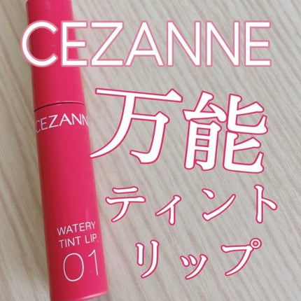 ウォータリーティントリップ/CEZANNE/リップティントを使ったクチコミ(1枚目)