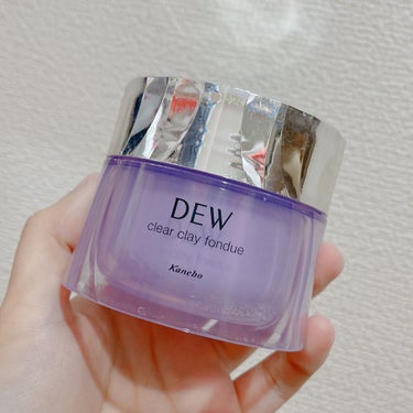 #使い切りスキンケア

☪️DEW
＊クリアクレイフォンデュ

1.香り〇
ラベンダーの香りが強く、好き嫌いが分かれそうです。
私は香りはあまり好きではないですが、好きな人には癒される香りだと思います。