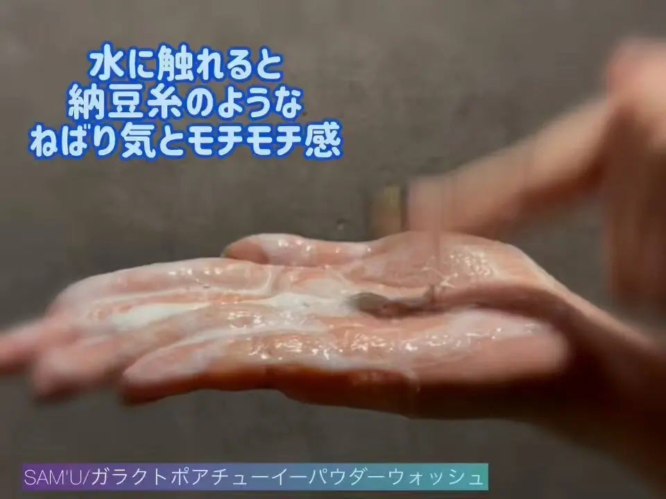 サミュ ガラクトポア チューイー パウダーウォッシュ/SAM'U/洗顔パウダーを使ったクチコミ(2枚目)