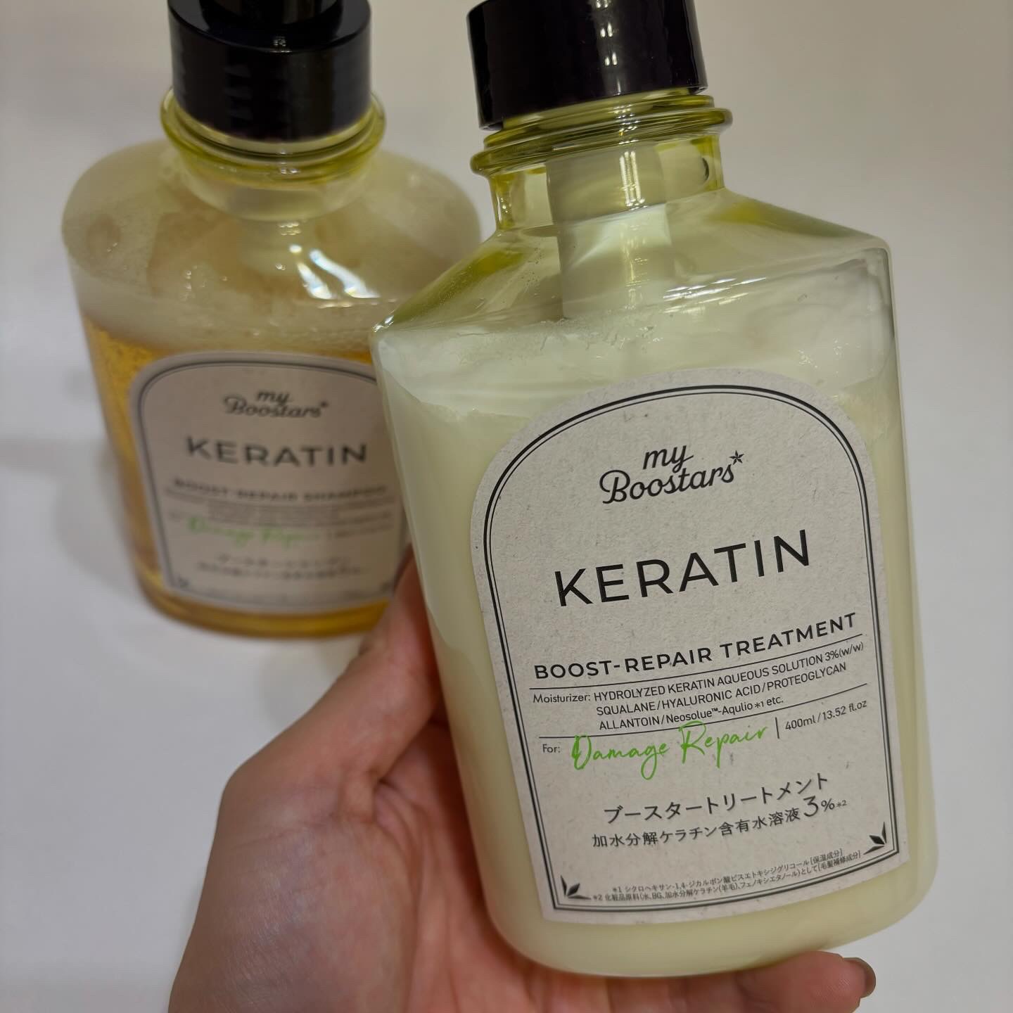 ケラチン ブースター シャンプー/トリートメント [ダメージリペア] シトラスサボンの香り/マイブースターズ/市販シャンプーを使ったクチコミ（3枚目）